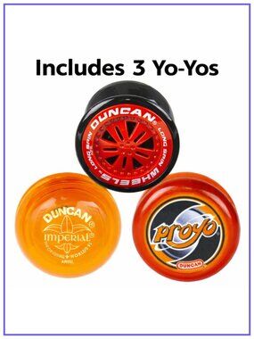 Duncan Yo-Yo Set of 3 Mixed Yo-Yos New Sealed For Age 6+